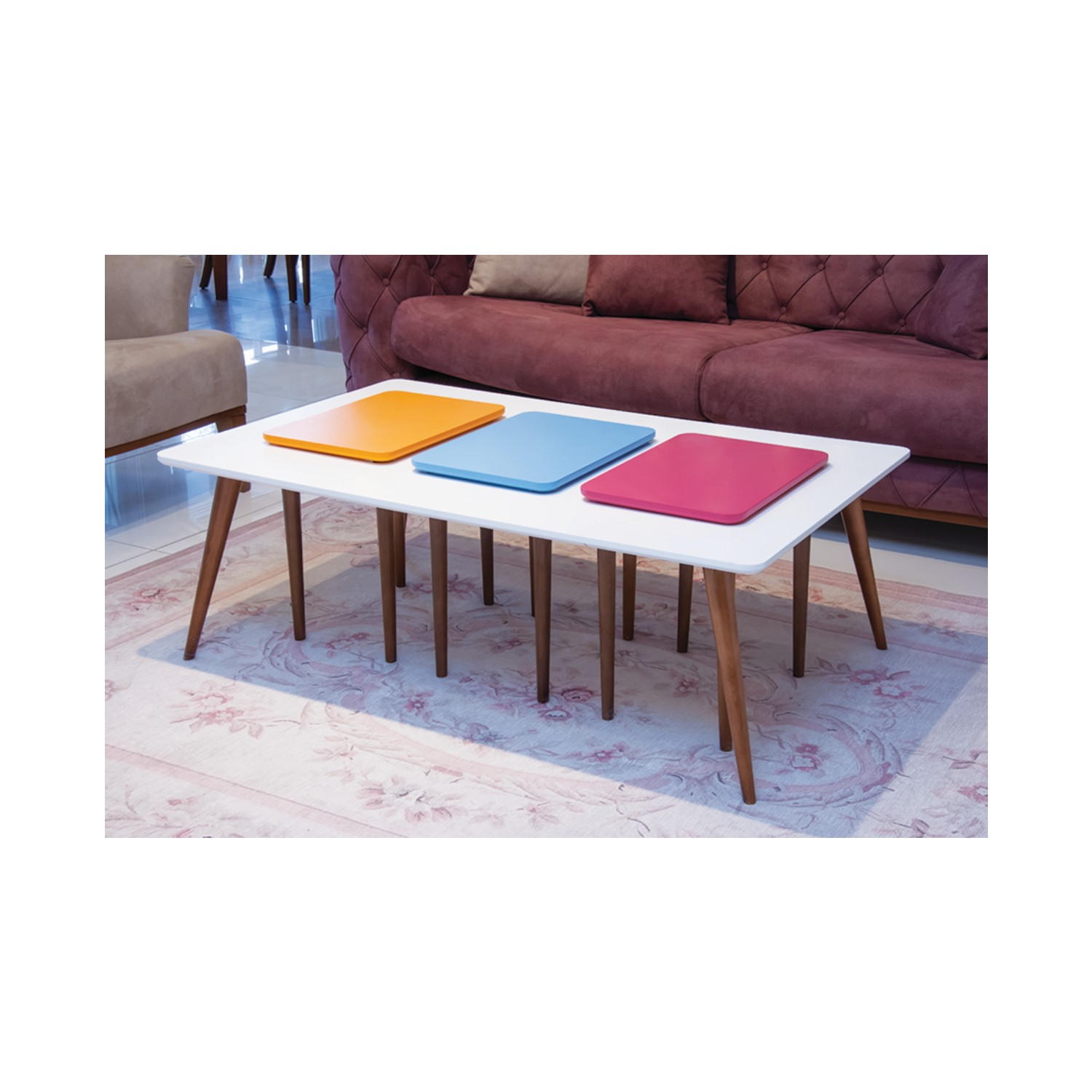 Levent Mobilya Cemre 3570 Orta Sehpa Beyaz Fiyatı Levent Mobilya Cemre 3570 Orta Sehpa Beyaz Fiyatı