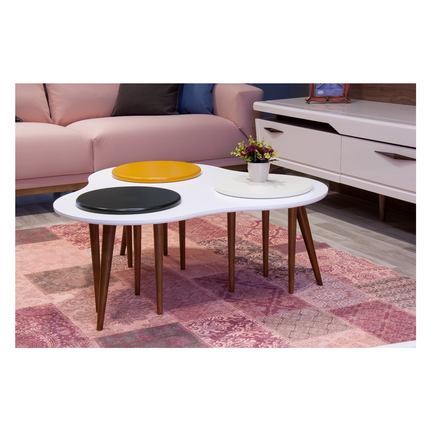 Levent Mobilya Tuana 3643 Orta Sehpa Beyaz Fiyatı Levent Mobilya Tuana 3643 Orta Sehpa Beyaz Fiyatı