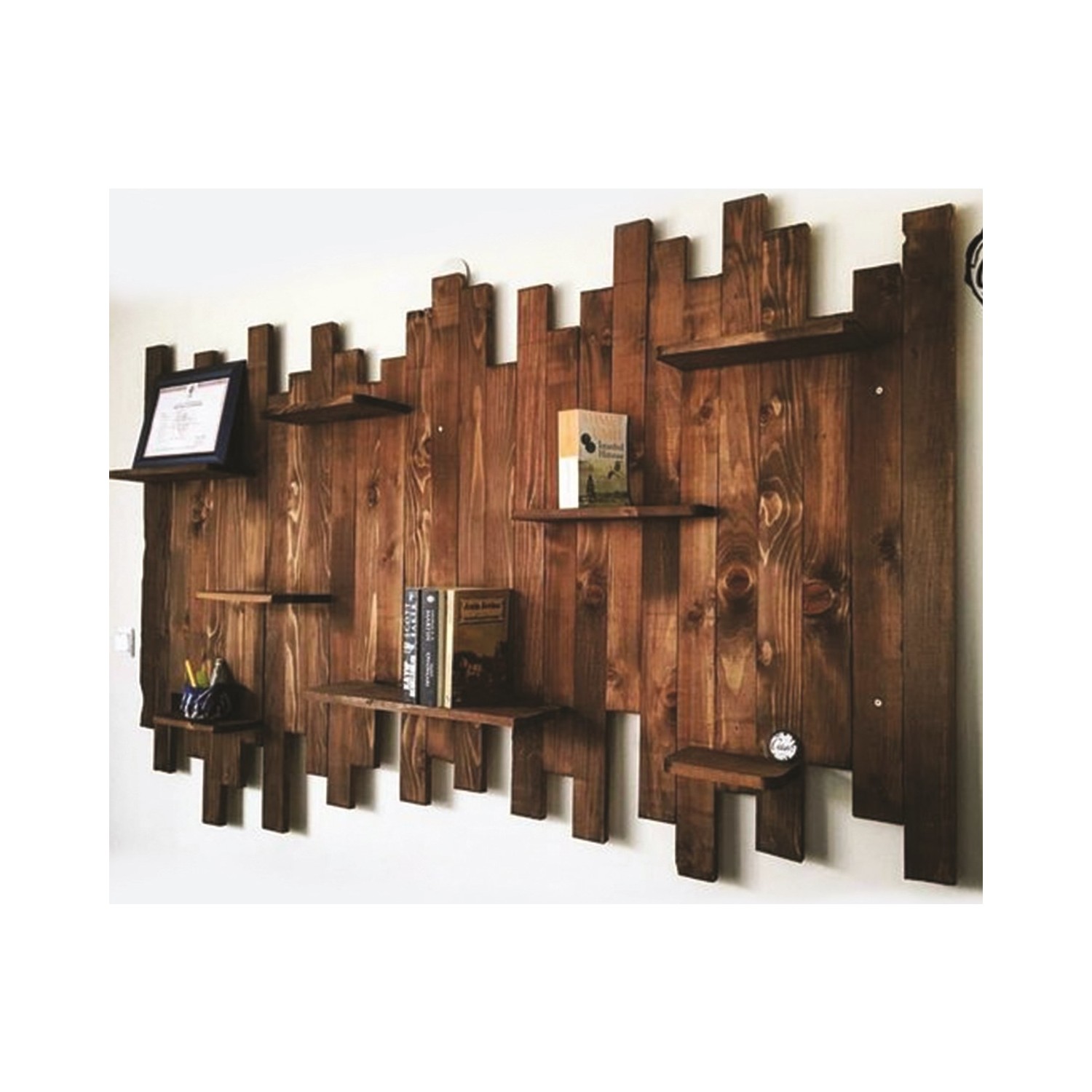 Qtük Ağaç Duvar Pano & Rafı 1,5MT x 100 cm Fiyatı