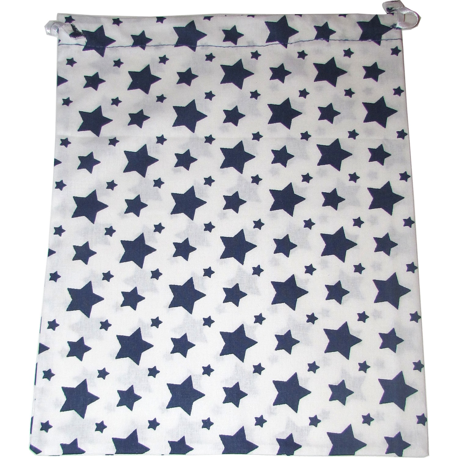 Pafuli El Yapımı 2�li Bebek Kıyafet Kesesi Mavi Yıldızlar