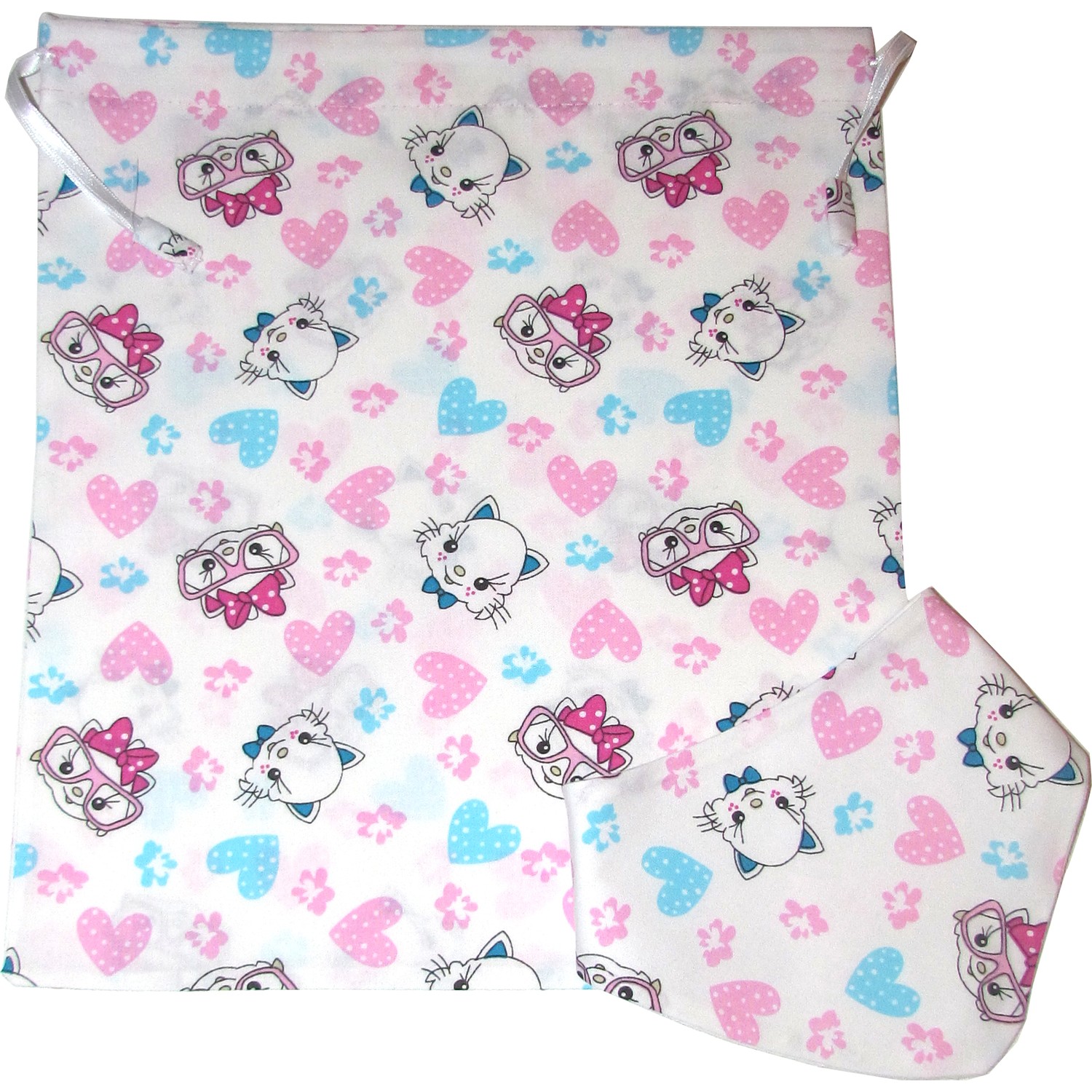 Pafuli El Yapımı Bebek Kıyafet Kesesi Ve Bandana Boyunluk