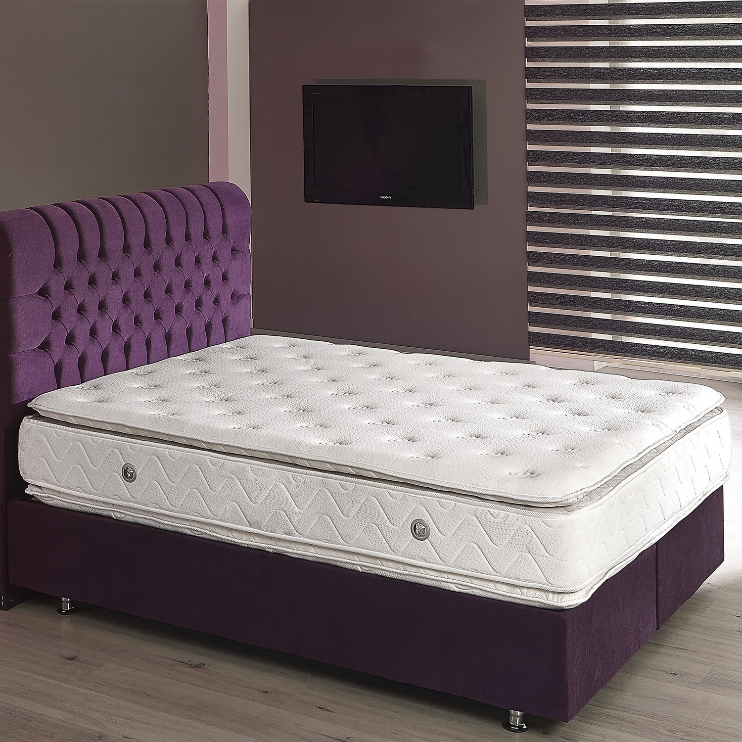 Niron DREAM 160x190 Çift Ped�li Ergonomik Çift Kişilik Yatak Fiyatı