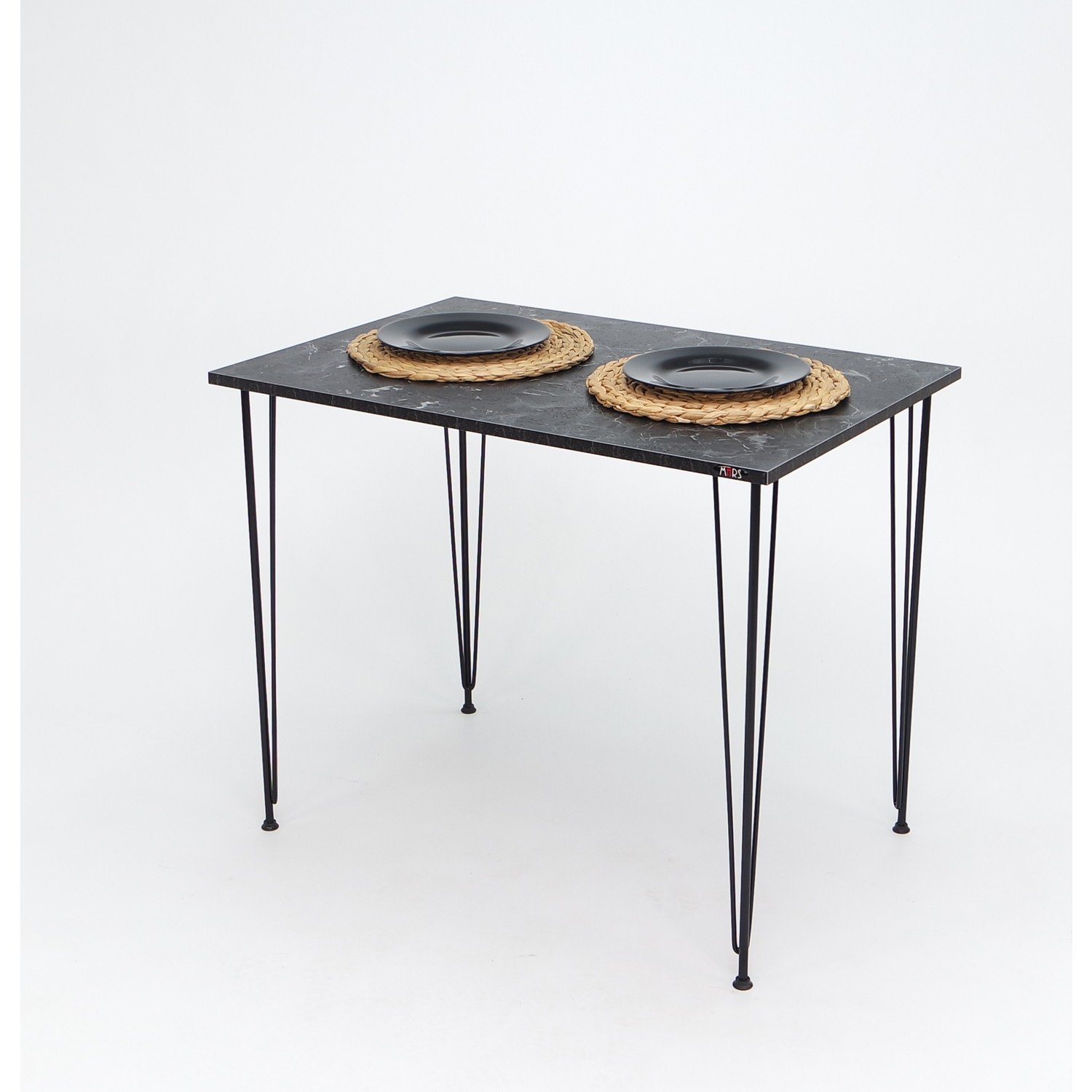 Mars Mobilya Milano XL Mermer Desen Masa Sandalye Takımı