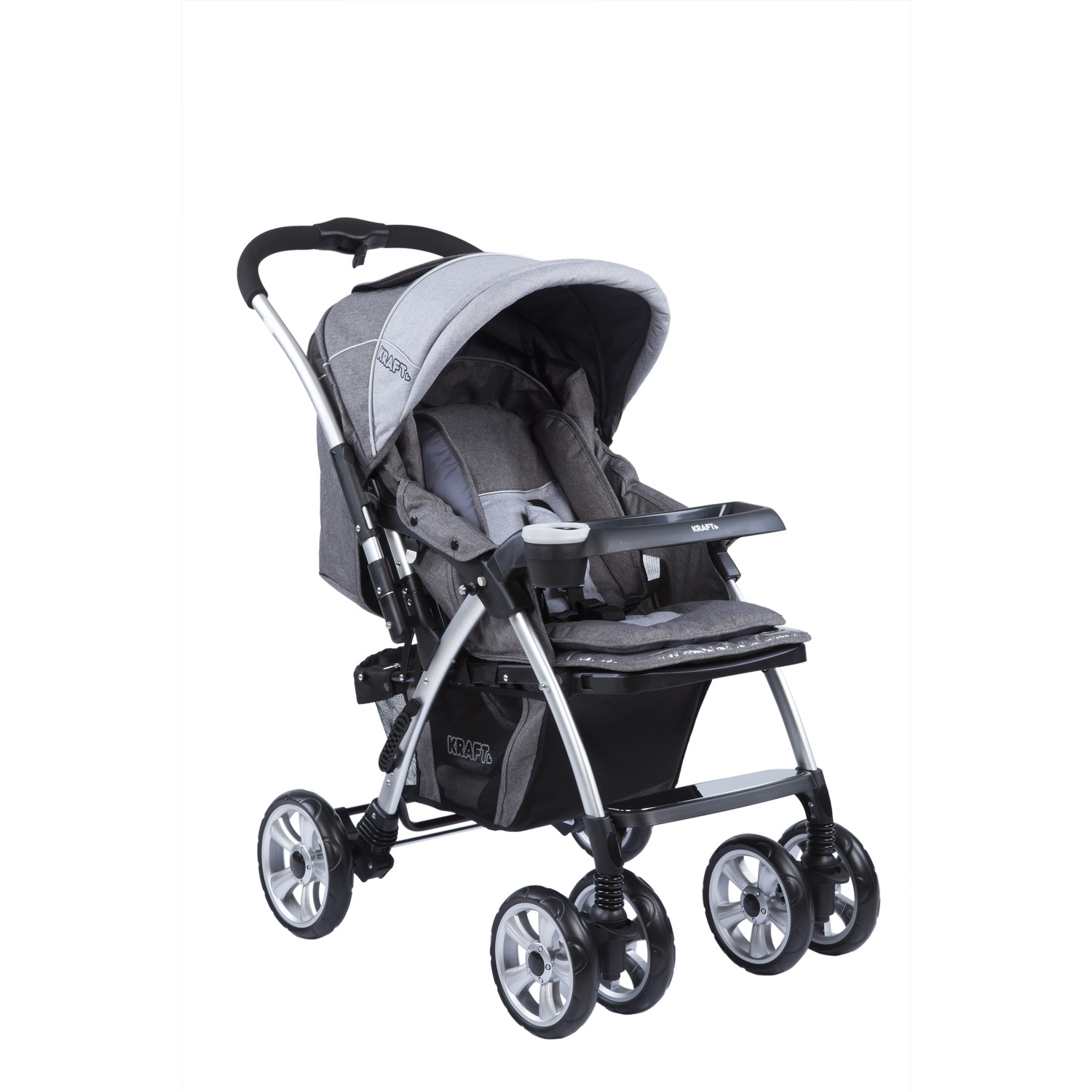 Kraft Evo Plus Bebek Arabası Açık Gri Fiyatı Taksit