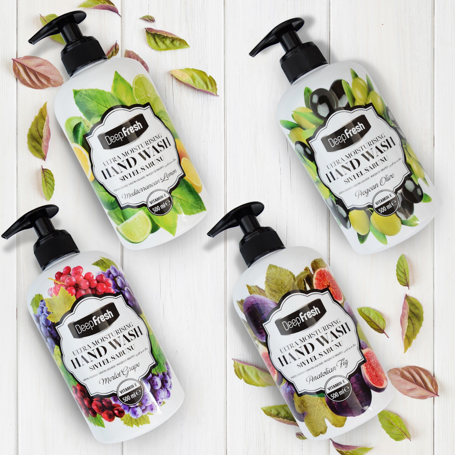 Deep Fresh White Line Liquid Soap 500 Ml Merlot Grape Product Info Tragate