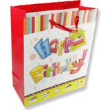 Mutlu Adım Happy Birthday Karton Çanta 1 Adet
