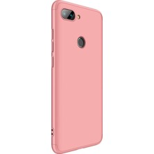 Microsonic Xiaomi Mi 8 Lite Kılıf Double Dip 360 Protective Rose Gold