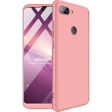 Microsonic Xiaomi Mi 8 Lite Kılıf Double Dip 360 Protective Rose Gold