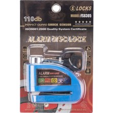 Locks Motosiklet Alarmlı Disk Kilidi