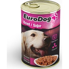 Eurodog Köpek Konservesi Sığır Etli 415 Gr