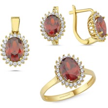 Sembol Gold Kuwars Oval Altın Anturaj Set Takım S5484164