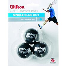 Wilson Squash Topu Staff Squash 3 Ball Yel Dot TOPSQSWIL008