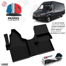 S-Dizayn Mercedes Sprinter W906 4D Havuzlu Paspas 2006-2013 Ön Tek Koltuk