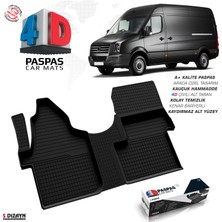 S-Dizayn VW Crafter 4D Havuzlu Paspas 2006 Üzeri Ön Tek Koltuk