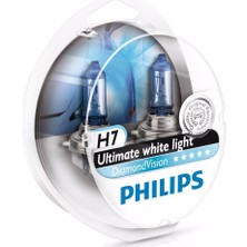 Philips H7 Diamond Vision Beyaz Işık Etkisi 2'li Ampul Seti