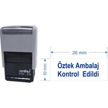 Sırdaş 910 Kişiye Özel İsim Ve Ünvan Kaşesi Mavi Keçe