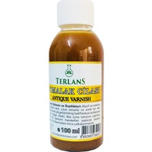 Terlans Doğal Ahşap Cilası Gomalak 100ml Antik Vernik - Shellac