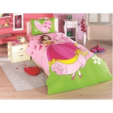 Kristal Prenses Tek Kişilik Ranforce Nevresim Takımı