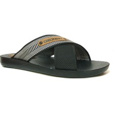 Gezer 10489 Siyah Kahve Anatomik Erkek Terlik