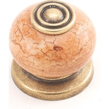 Kulpca Porselen Rustik Antik Düğme Kulp