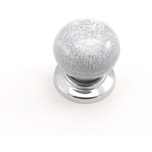 Kulpca Porselen Yıldız Düğme Düğme Kulp