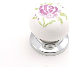 Kulpca Porselen Yıldız Düğme Düğme Kulp