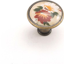 Kulpca Porselen Romantik Düğme Kulp