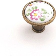 Kulpca Porselen Romantik Düğme Kulp