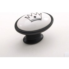 Kulpca Porselen Badem Düğme Kulp