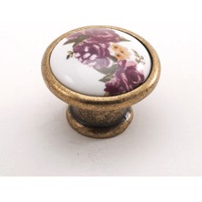 Kulpca Porselen Büyük Göreme Düğme Kulp