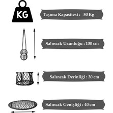 Altınoluk Çocuk Salıncağı 40'Lık Beyaz