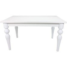 Sarıkaya Mobilya Tornio Yemek Masası 140 x 80 cm Beyaz