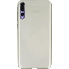 DVR Huawei P20 Pro Kılıf Premier Silikon (Gold) + Tam Ekran Cam Koruyucu