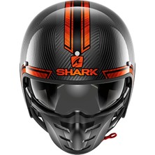 Shark S-Drak Carbon Vinta Kask | Turuncu