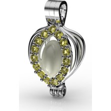 İstiridye İnci Citrine İnci Tanem Kolye Seti 7-8 Mm Tatlısu Aa Kalite