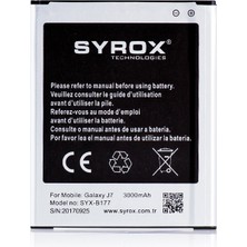Syrox Galaxy J7 Batarya 3000 mAh