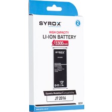 Syrox Galaxy J7 2016 Batarya 3300 mAh