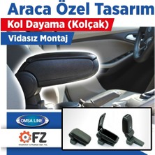 Omsa Line Opel Corsa E Araca Özel Kol Dayama Kolçak Siyah 2015 Üzeri