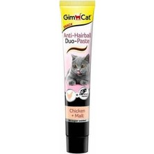 Gimcat Tavuklu Anti Hairball Duo Paste 50 gr Kediler İçin Rahatlatıcı Ödül