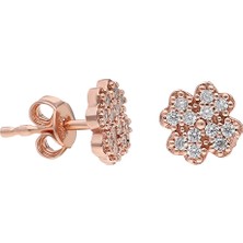 Glorria Eg0242 Gümüş Yonca Küpe