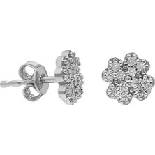 Glorria Eg0243 Gümüş Yonca Küpe