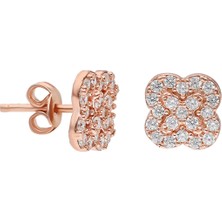 Glorria Eg0285 Gümüş Yonca Küpe