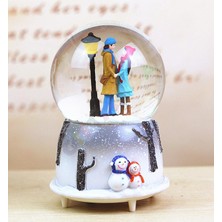 GiftModa Romantik Aşıklar Müzikli Kar Küresi Gift Moda