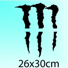 Dizayn Hediye Far İçin Monster Pençe - Oto Sticker