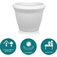 Serinova HS02 Hasır Saksı 6 Litre