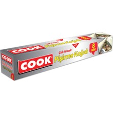 Cook Kesilmiş Çok Amaçlı Pişirme Kağıdı 30 cm 8 Li