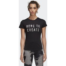 adidas Kadın Günlük Atlet Dh4541 Logo Tee Aı Logo Tee AI