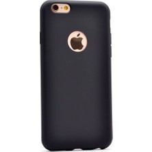 Ehr. iPhone 5/5S/SE Premier Ultra Lüx Soft Mat TPU Silikon Kılıf + Ekran Koruyucu Cam Siyah