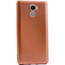 Ehr. Xiaomi Redmi 4 Premier Ultra Lüx Soft Mat TPU Silikon Kılıf Gold