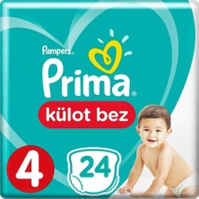 Prima Külot Bebek Bezi 4 Beden 24 Adet Maxi Tekli Paket